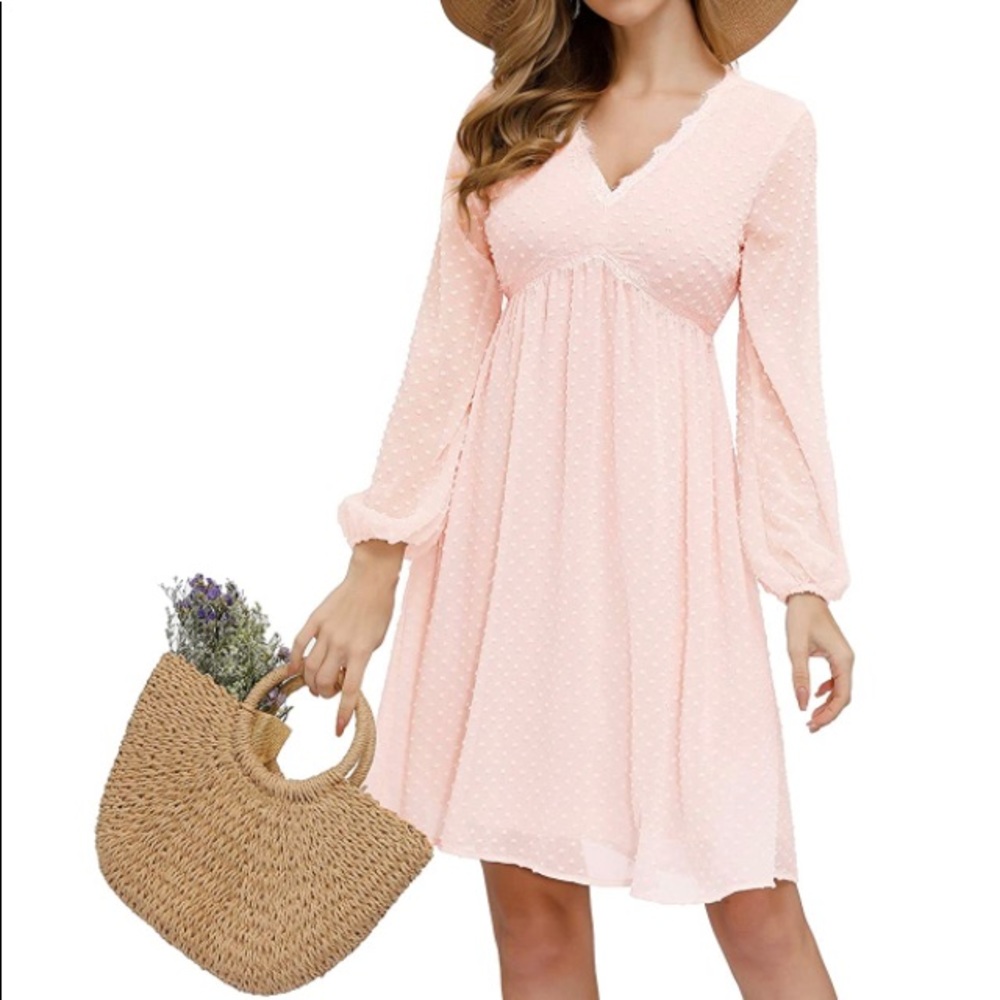 Baby pink Jasambac dress 💗💗